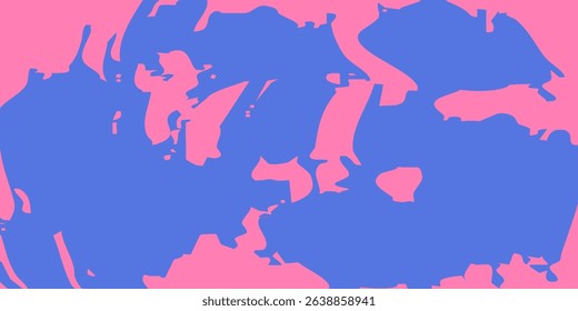 Graffiti punk style grunge banner with distress texture, ink drips and splashes. Blue and pink colored grunge background with hand drawn halftone and brush strokes. Vector graffiti spray texture.