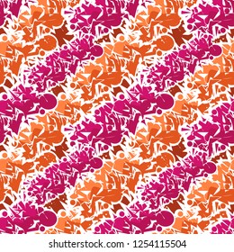 Аbstract graffiti seamless pattern, vector.