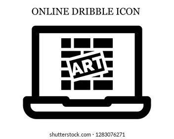 Graffiti search icon. Editable Graffiti search icon for web or mobile.