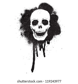 graffiti skull