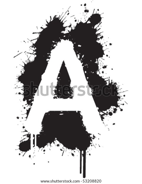 Graffiti Splatter Stock Vector (Royalty Free) 53208820 | Shutterstock