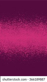 graffiti spray effect gradient element in burgundy and pink