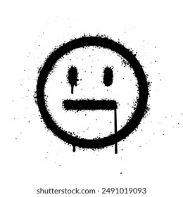 Graffiti spray Sceptic isolated on white background