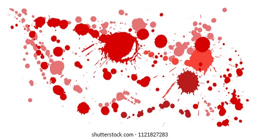 Graffiti spray stains grunge background vector. Scribble ink splatter, spray blots, mud spot elements, wall graffiti. Watercolor paint splashes pattern, smear fluid stains spots background.