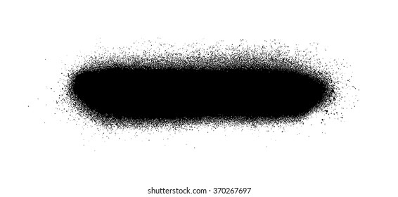 graffiti sprayed line design element in black on white