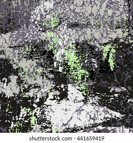 graffiti stains on a black grunge background texture