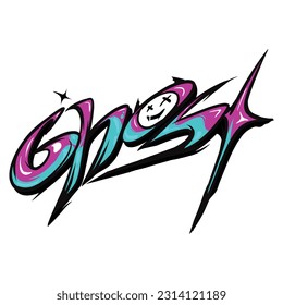 graffiti street style word lettering ghost marker tag