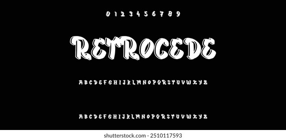 Diseño de texto de letras de estilo graffiti