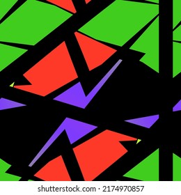 graffiti style seamless, abstract grunge pattern. Wallpaper background. Vector illustration. paint drips. Modern print. Vector bright print for fabric or wallpaper. 