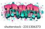 Graffiti styled Vector Logo Design - Welcome to Tampa