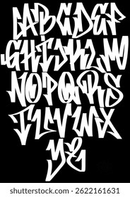 Graffiti Tagging Font Calligraphy Style Art