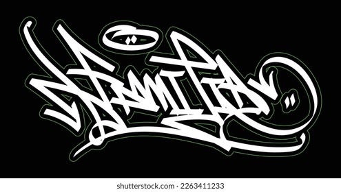 graffiti tagging word of FAMILIA