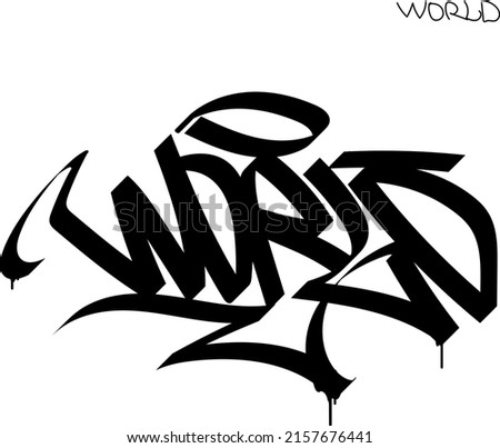 Graffiti tag,marker,word 