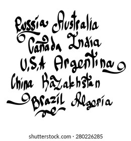 graffiti tags countries of the world