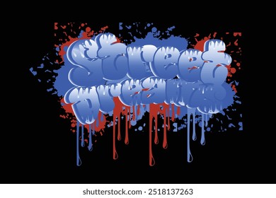 "Graffiti T-Shirt Design Vector Illustration"