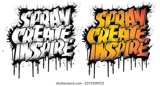 Graffiti Typography or calligraphy T-Shirt Design