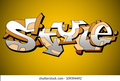 Graffiti Urban Art Style Vector Design