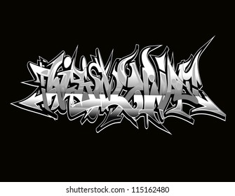 Graffiti Urban Art Vector