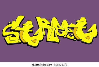 Graffiti Urban Art Vector Design