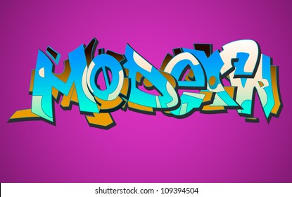 Graffiti Urban Art Vektor Design