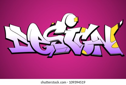 Graffiti Urban Art Vector Design