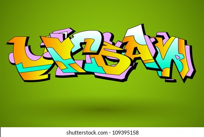 Graffiti Urban Art Vector Design