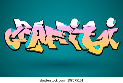 Graffiti Urban Art Vector Design