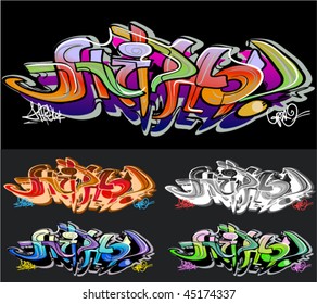 graffiti vector background