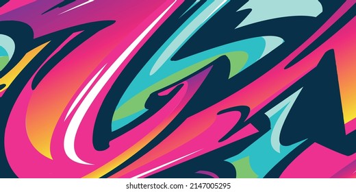 Graffiti vector colorfull patten wallpaper texture art