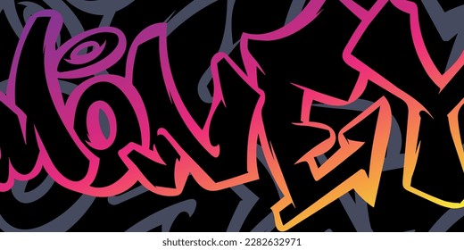 Graffiti vector colorfull patten wallpaper texture art background art