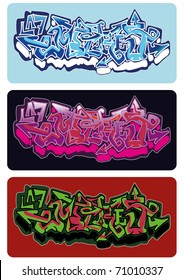 Graffiti vector sketch design, word EMPIRE.