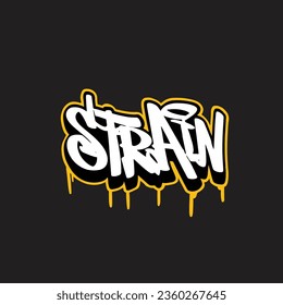 graffiti vector tagging letter word text street art mural hand draw