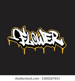 graffiti vector tagging letter word text street art mural hand draw