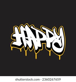 graffiti vector tagging letter word text street art mural hand draw