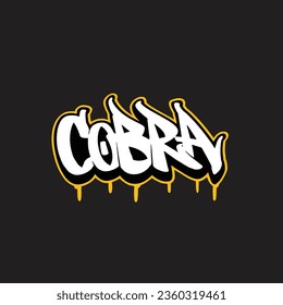 graffiti vectorial etiquetando letra palabra texto arte callejero dibujar mano mural