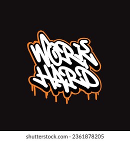 graffiti vectorial etiquetando letra palabra texto arte callejero dibujar mano mural