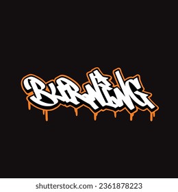 graffiti vector tagging letter word text street art mural hand draw