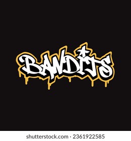 graffiti vectorial etiquetando letra palabra texto arte callejero dibujar mano mural