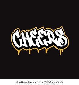 graffiti vectorial etiquetando letra palabra texto arte callejero dibujar mano mural