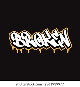 graffiti vector tagging letter word text street art mural hand draw