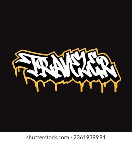 graffiti vectorial etiquetando letra palabra texto arte callejero dibujar mano mural