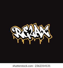 graffiti vector tagging letter word text street art mural hand draw