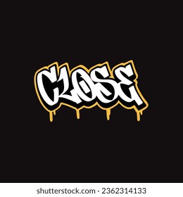 graffiti vectorial etiquetando letra palabra texto arte callejero dibujar mano mural
