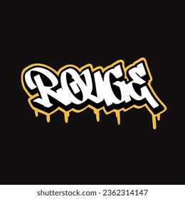 graffiti vectorial etiquetando letra palabra texto arte callejero dibujar mano mural