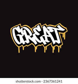 graffiti vectorial etiquetando letra palabra texto arte callejero dibujar mano mural