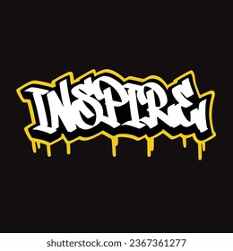 graffiti vector tagging letter word text street art mural hand draw