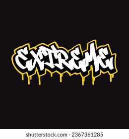 graffiti vector tagging letter word text street art mural hand draw