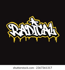 graffiti vector tagging letter word text street art mural hand draw