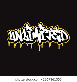 graffiti vectorial etiquetando letra palabra texto arte callejero dibujar mano mural