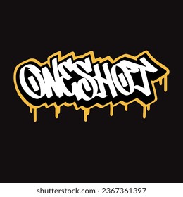 graffiti vectorial etiquetando letra palabra texto arte callejero dibujar mano mural
